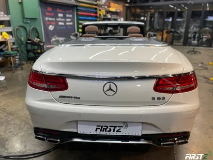 대구 수성구 랩핑 PPF 전문점 벤츠 S63 AMG 컨버터블 전체 사틴 블랙 랩핑 및 전체 크롬 죽이기 블랙 유광 / 대구 수성구