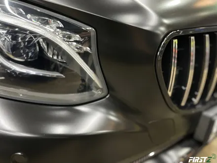 대구 수성구 랩핑 PPF 전문점 벤츠 S63 AMG 컨버터블 전체 사틴 블랙 랩핑 및 전체 크롬 죽이기 블랙 유광 / 대구 수성구