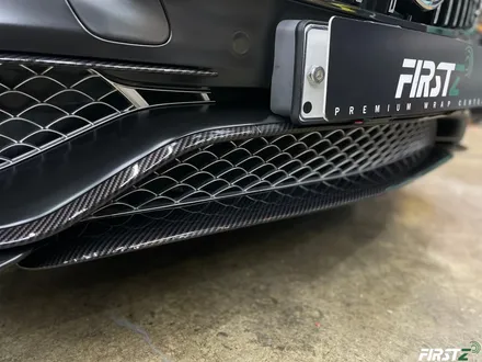대구 수성구 랩핑 PPF 전문점 벤츠 S63 AMG 컨버터블 전체 사틴 블랙 랩핑 및 전체 크롬 죽이기 블랙 유광 / 대구 수성구