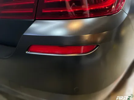 BMW f10 520d 아토믹틸에서 전체 사틴 블랙으로 랩핑 및 블랙 PPF / 대구 수성구