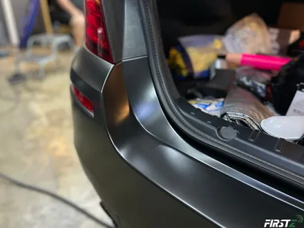 BMW f10 520d 아토믹틸에서 전체 사틴 블랙으로 랩핑 및 블랙 PPF / 대구 수성구
