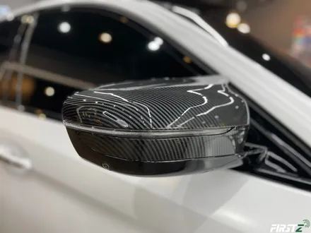 BMW 520d 에이버리 사틴 화이트 전체랩핑 포인트 카본 / 대구 수성구