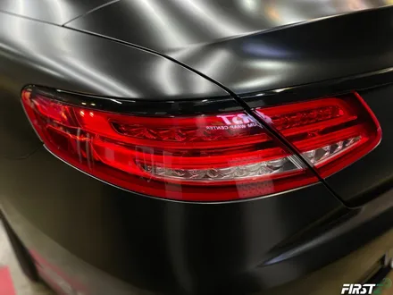 대구 수성구 랩핑 PPF 전문점 벤츠 S63 AMG 컨버터블 전체 사틴 블랙 랩핑 및 전체 크롬 죽이기 블랙 유광 / 대구 수성구