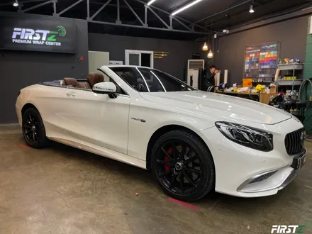 대구 수성구 랩핑 PPF 전문점 벤츠 S63 AMG 컨버터블 전체 사틴 블랙 랩핑 및 전체 크롬 죽이기 블랙 유광 / 대구 수성구