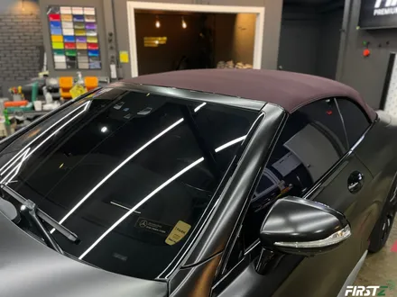 대구 수성구 랩핑 PPF 전문점 벤츠 S63 AMG 컨버터블 전체 사틴 블랙 랩핑 및 전체 크롬 죽이기 블랙 유광 / 대구 수성구