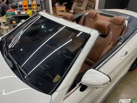 대구 수성구 랩핑 PPF 전문점 벤츠 S63 AMG 컨버터블 전체 사틴 블랙 랩핑 및 전체 크롬 죽이기 블랙 유광 / 대구 수성구