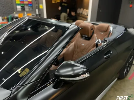 대구 수성구 랩핑 PPF 전문점 벤츠 S63 AMG 컨버터블 전체 사틴 블랙 랩핑 및 전체 크롬 죽이기 블랙 유광 / 대구 수성구
