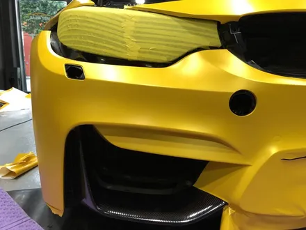 [대구랩핑][수성구BMW] M3 전체랩핑 사틴옐로우 카본 부분랩핑 작업후기 수입차 랩핑전문점 / 대구 수성구 중동