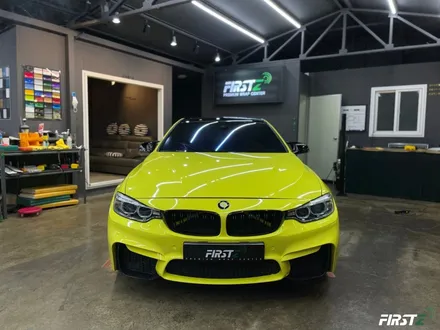 대구전체랩핑 BMW 328i 앰뷸런스 옐로우 전체랩핑 / 대구 수성구