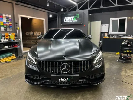대구 수성구 랩핑 PPF 전문점 벤츠 S63 AMG 컨버터블 전체 사틴 블랙 랩핑 및 전체 크롬 죽이기 블랙 유광 / 대구 수성구
