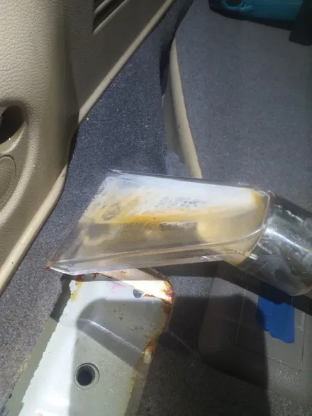 자동차 음식물 고추장 제거 실내크리닝 카니발 시트레일 탈거 세차 / 성남, 분당, 판교