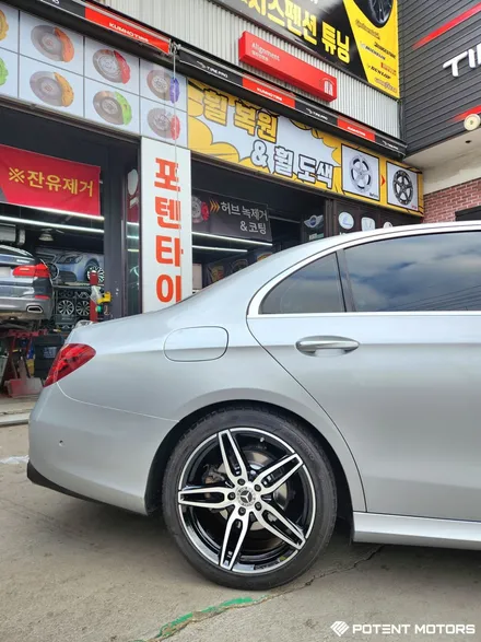 벤츠 휠도색 E클래스 작업 후기 / 인천 서구,부평,부천