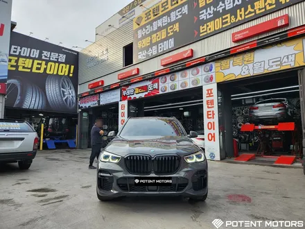 BMW X5 순정 22인치 블랙폴리쉬 휠복원 장착 / 인천 서구,부평,부천