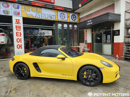 포르쉐 718 박스터S 순정19인치 유광블랙 휠복원 장착 / 인천 서구,부평,부천