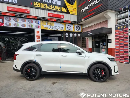 쏘렌토휠도색 신형 순정20인치 유광블랙 커스텀 장착 / 인천 서구,부평,부천