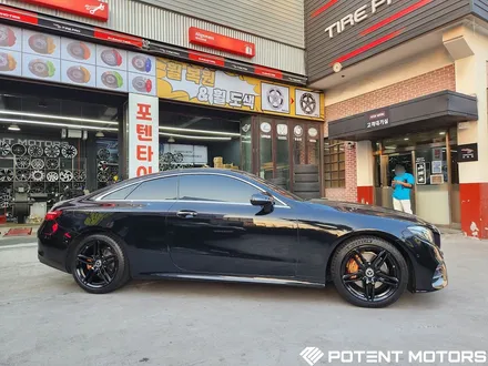벤츠휠도색 e350쿠페 순정19인치 유광블랙 휠 도색 장착 / 인천 서구,부평,부천
