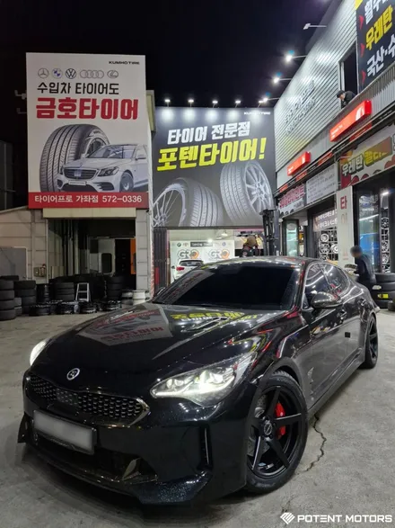 스팅어 18인치 휠 휴볼트 CV3 장착후기 / 인천 서구,부평,부천