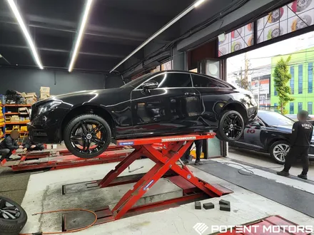 벤츠휠도색 e350쿠페 순정19인치 유광블랙 휠 도색 장착 / 인천 서구,부평,부천