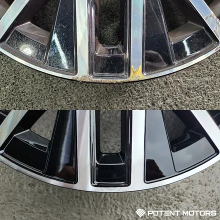 자동차휠수리 벤츠GLC 순정 19인치 휠 수리복원 장착 / 인천 서구,부평,부천