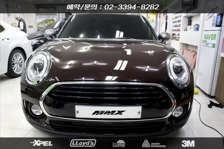 미니 클럽맨 스트라이프 데칼과 썬루프 유니언잭 시공 / 성동구 용답동