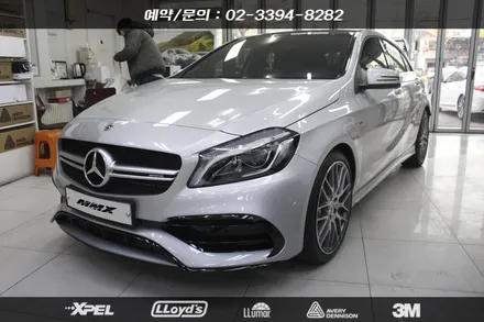 PPF 생활보호 필름으로 내 자동차 안전하게 지키기! 벤츠 A45 AMG 작업일지 / 성동구 용답동
