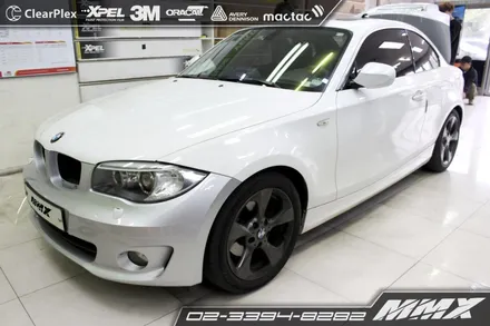 BMW 120d 사고 후 랩핑 재시공 / 성동구 용답동