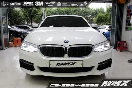 BMW 530i 흰색차는 루프스킨! / 성동구 용답동