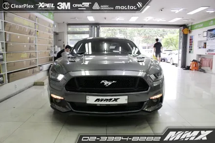 포드 머스탱GT 3M1080 전체랩핑 + 데칼 + 라이트필름 / 성동구 용답동
