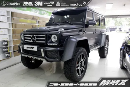 벤츠 G500 4x4² 무광블랙 부분랩핑 / 성동구 용답동