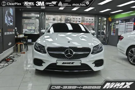 벤츠 E220d 전체랩핑 에이버리슈프림 사틴블랙! / 성동구 용답동