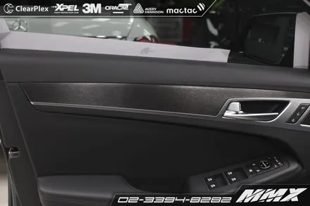 제네시스 G80 실내랩핑 블랙브러쉬 / 성동구 용답동