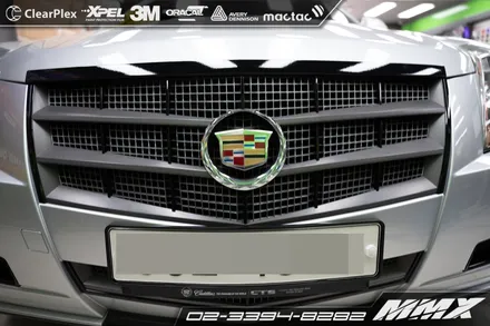 캐딜락 CTS 왜건 부분랩핑 크롬죽이기 CADILAC CTS WAGON / 성동구 용답동