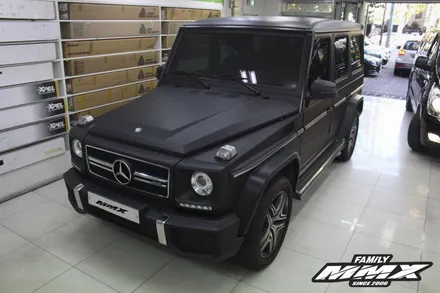 벤츠 G63 AMG 전체랩핑 : 무광 블랙으로 다시 태어난 G바겐! / 성동구 용답동