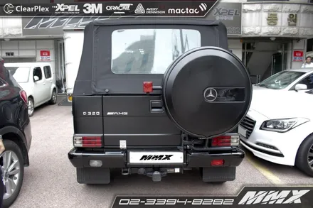 G클래스 카브리올레 G320 스페어타이어 커버 부분랩핑 / 성동구 용답동
