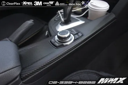 BMW 320d 에이버리 카본 실내랩핑 작업과 라이트필름 작업 / 성동구 용답동