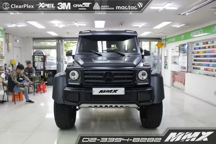 벤츠 G500 4x4² 무광블랙 부분랩핑 / 성동구 용답동