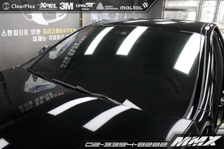 벤츠 E220d 거울이 되버린 유리창 브이쿨 K의 매력! / 성동구 용답동