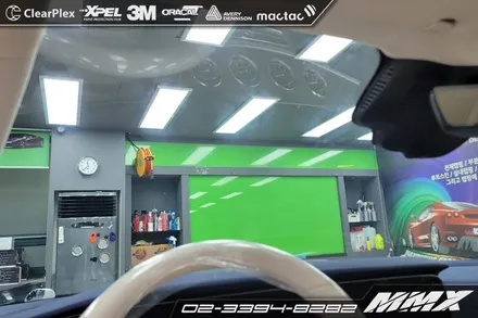 벤츠 E450 쿠페 후퍼옵틱 썬팅 및 생활보호패키지 시공 / 성동구 용답동