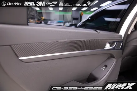 제네시스 G330 실내랩핑 우드죽이기 장안동랩핑 MMX / 성동구 용답동