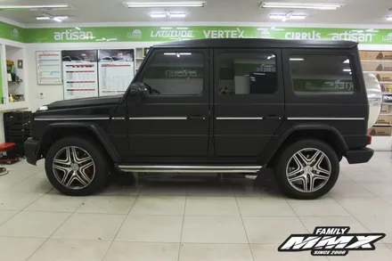 벤츠 G63 AMG 전체랩핑 : 무광 블랙으로 다시 태어난 G바겐! / 성동구 용답동