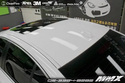 전체랩핑  다시태어난 BMW 520d 원톤 화이트컬러! / 성동구 용답동