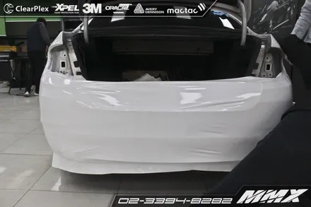 부분랩핑 BMW520d 앞뒤범퍼 랩핑 / 성동구 용답동