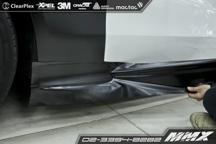 벤츠 E220d 전체랩핑 에이버리슈프림 사틴블랙! / 성동구 용답동