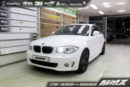 BMW 120d 사고 후 랩핑 재시공 / 성동구 용답동
