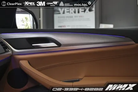 BMW X3 실내랩핑 알루미늄 브러쉬 차갑지만 깨끗한 가전느낌 / 성동구 용답동