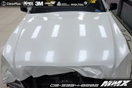 벤츠 S500 랩핑제거 및 재시공 / 성동구 용답동