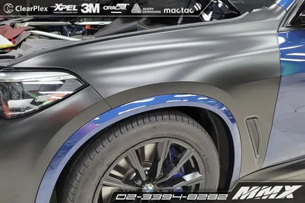 BMW X5 사틴블랙 전체랩핑 / 성동구 용답동