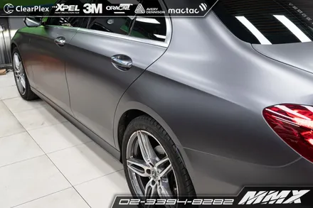 벤츠 E300 3M 사틴다크그레이 전체랩핑 / 성동구 용답동