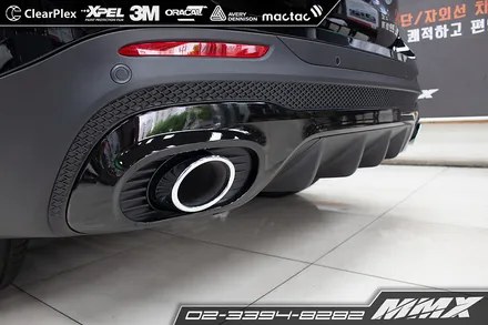 벤츠 AMG GLB35 크롬죽이기 크롬딜리트 MMX / 성동구 용답동