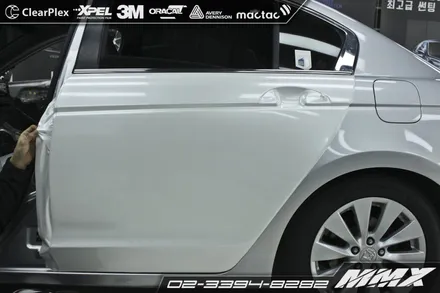 혼다 어코드 부분랩핑 후 전체랩핑 재시공! / 성동구 용답동